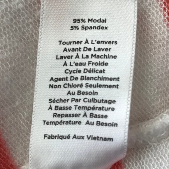 Talbots Coral  & White Stripe Swimsuit Cover Up - Picture 11 of 12